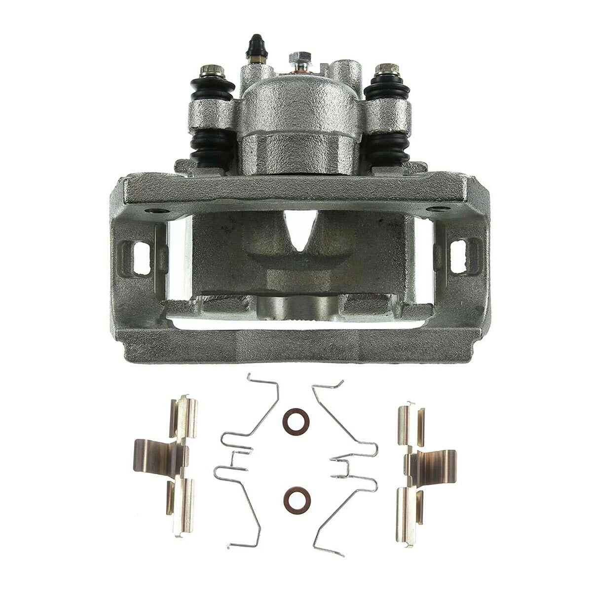Pair Rear Brake Calipers with Brackets for Ford E-150 (2004-2006)