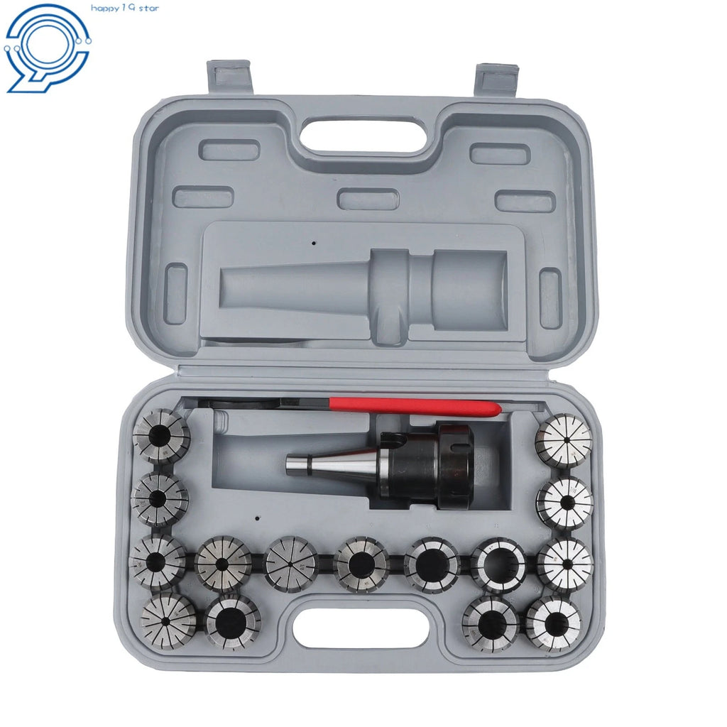 Collet Chuck Tool Holder Set for NMTB30 ER40 (17 Pack) .0005" Runout