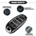 5 x Remote Keyless Key Fob Covers for Hyundai Sonata Santa Fe (2011-2023)