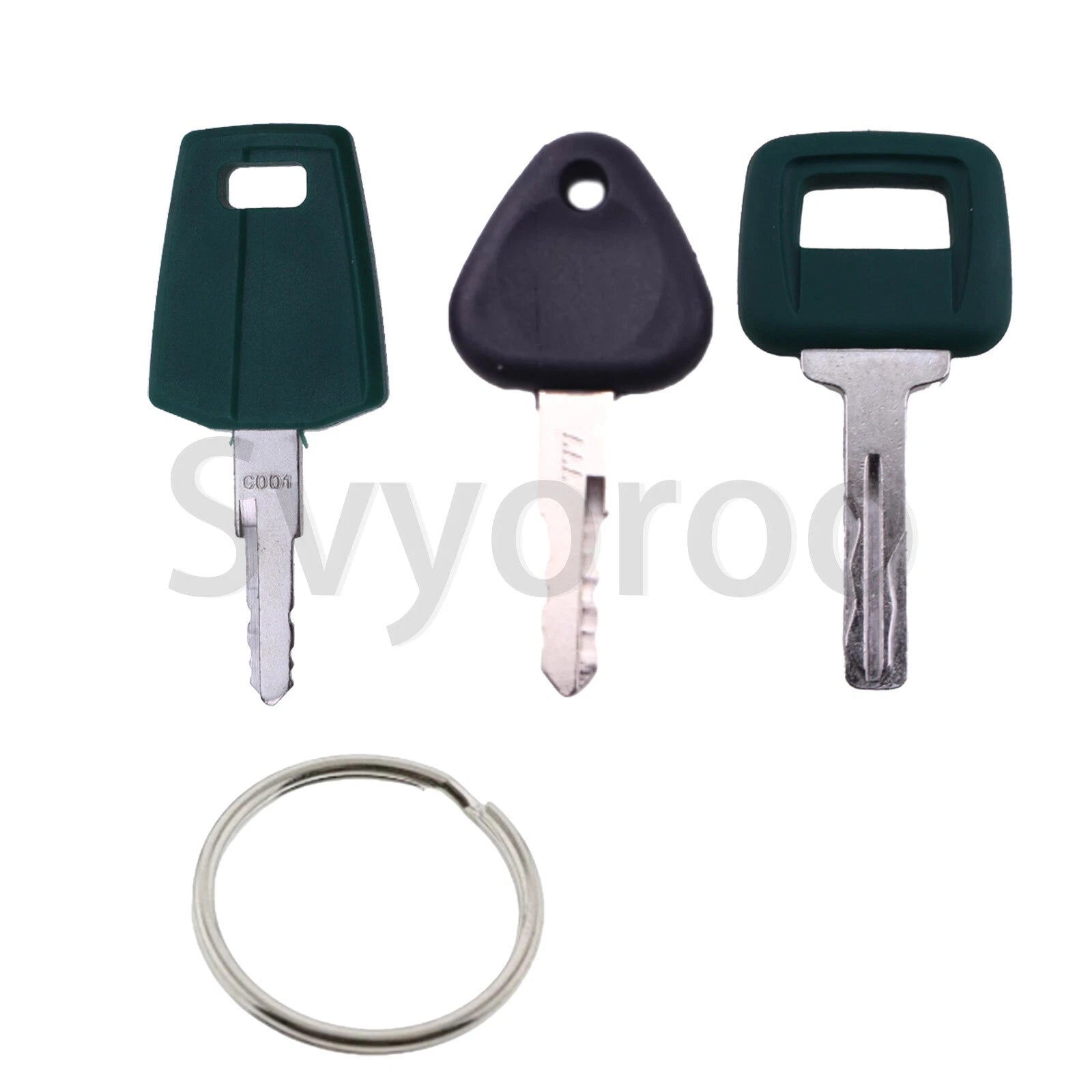 3 Keys Set for Volvo EC F Series Excavator Loader Truck