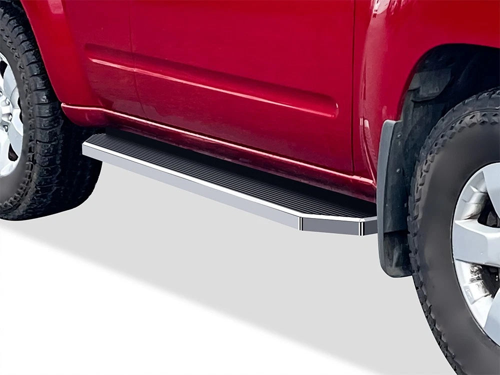 6" Polished iBoard Side Step Nerf Bars for Nissan Xterra (2005–2015)