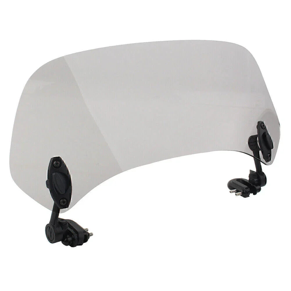 Adjustable Windshield Spoiler Deflector for Motor - Smoke