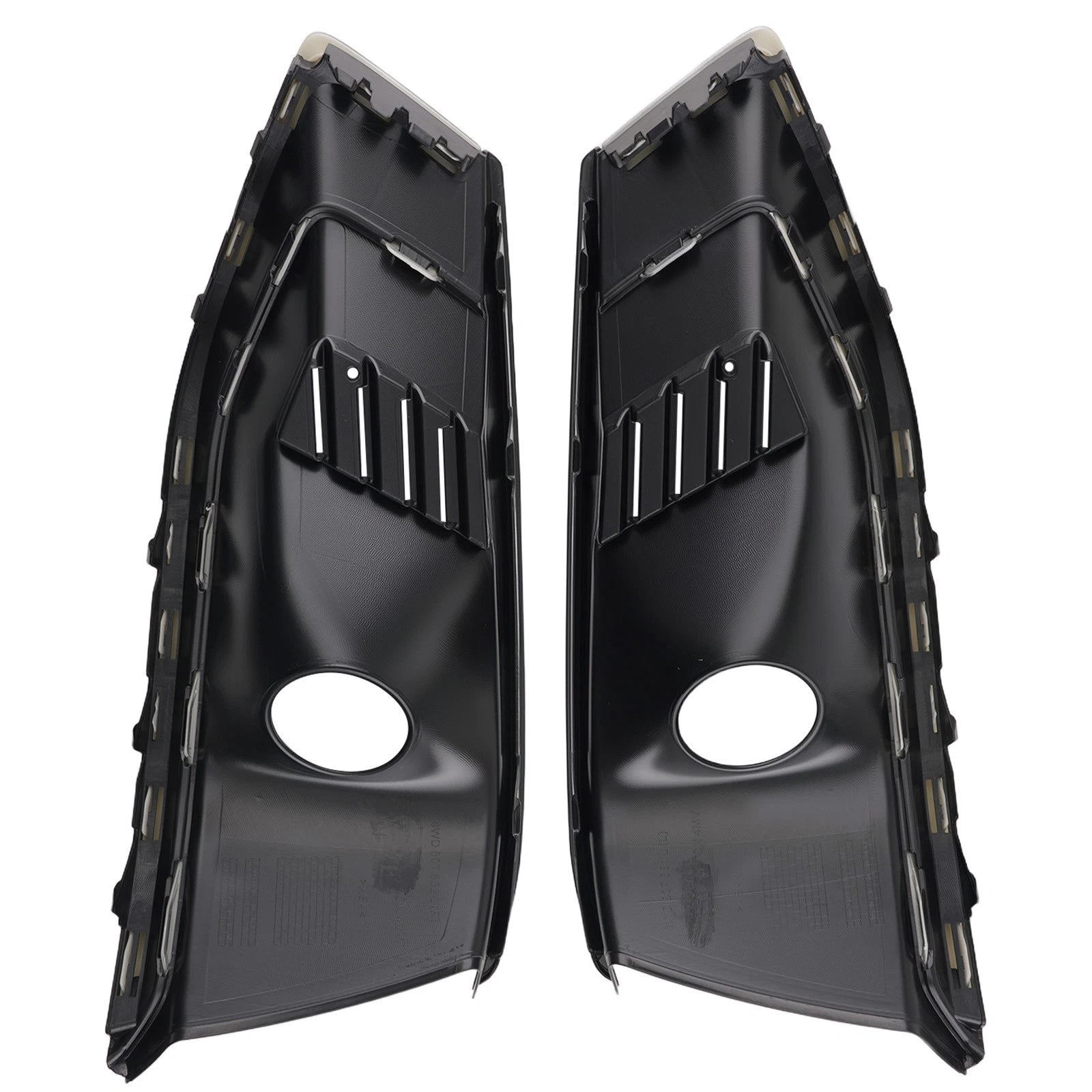 Set of 2 Front Bumper Fog Light Grille Covers for Audi A4L (2020–2022)