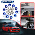 10x M6 Blue Fender Bumper Washer Bolt for Honda Accord (2008–2012)