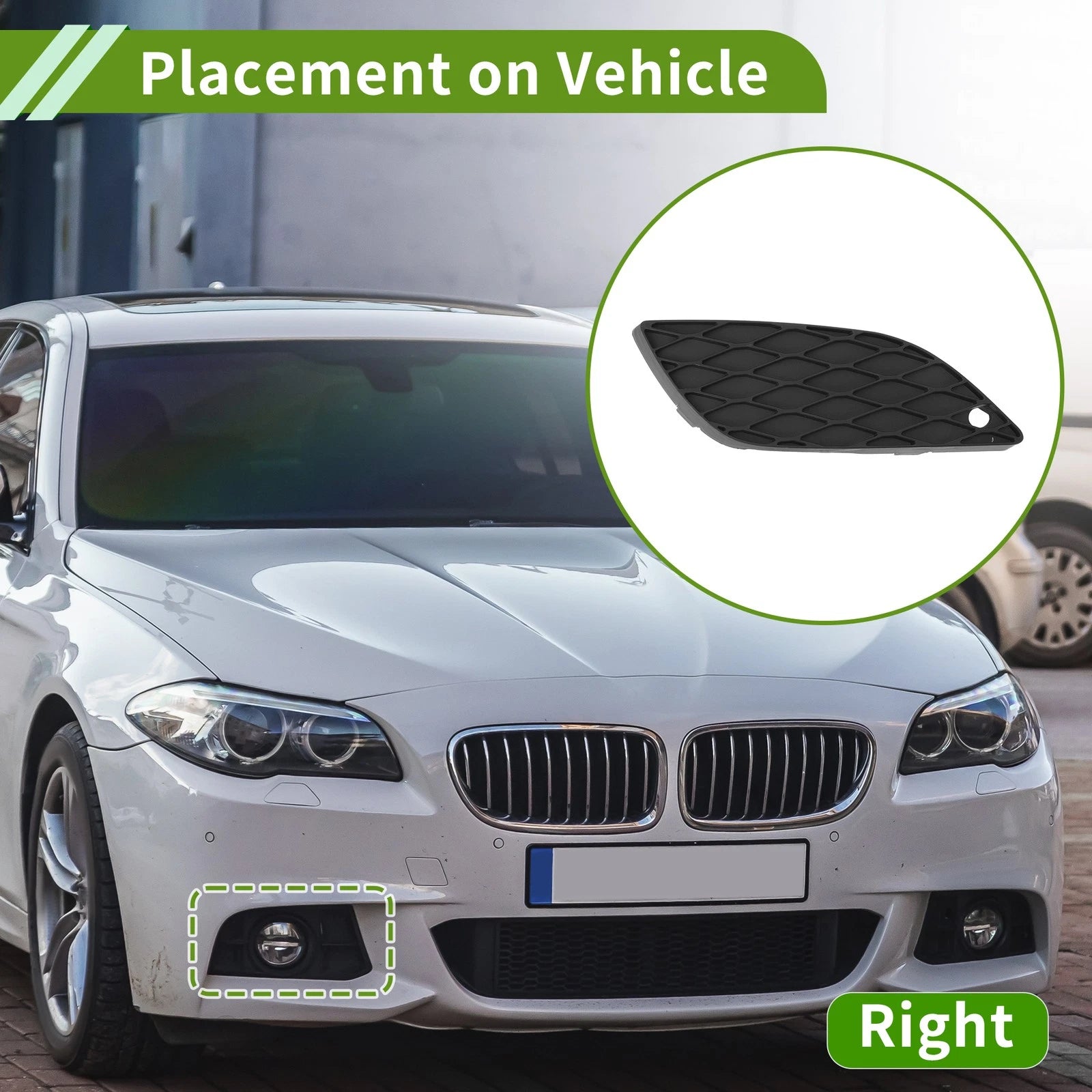 1 Pc Fog Light Grill for Mercedes Benz W251 (2005–2010) No. 2518851823