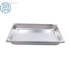 Set of 6 Stainless Steel Deep Steam Table Pans with Non-Stick Coating