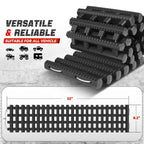 2X Sand Snow Recovery Traction Tracks Mats for Cars Trucks (10 Ton, 32")
