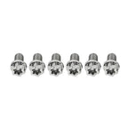 6pcs M10x10mm Titanium Torx Head Flange Screws for Motorcycle Bike