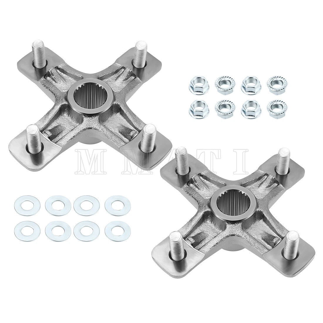 2pcs Rear Axle Wheel Hub for Yamaha YFZ450 YFM250 YFZ350 YFM350 YFM660R YFM700 (2004–2023)