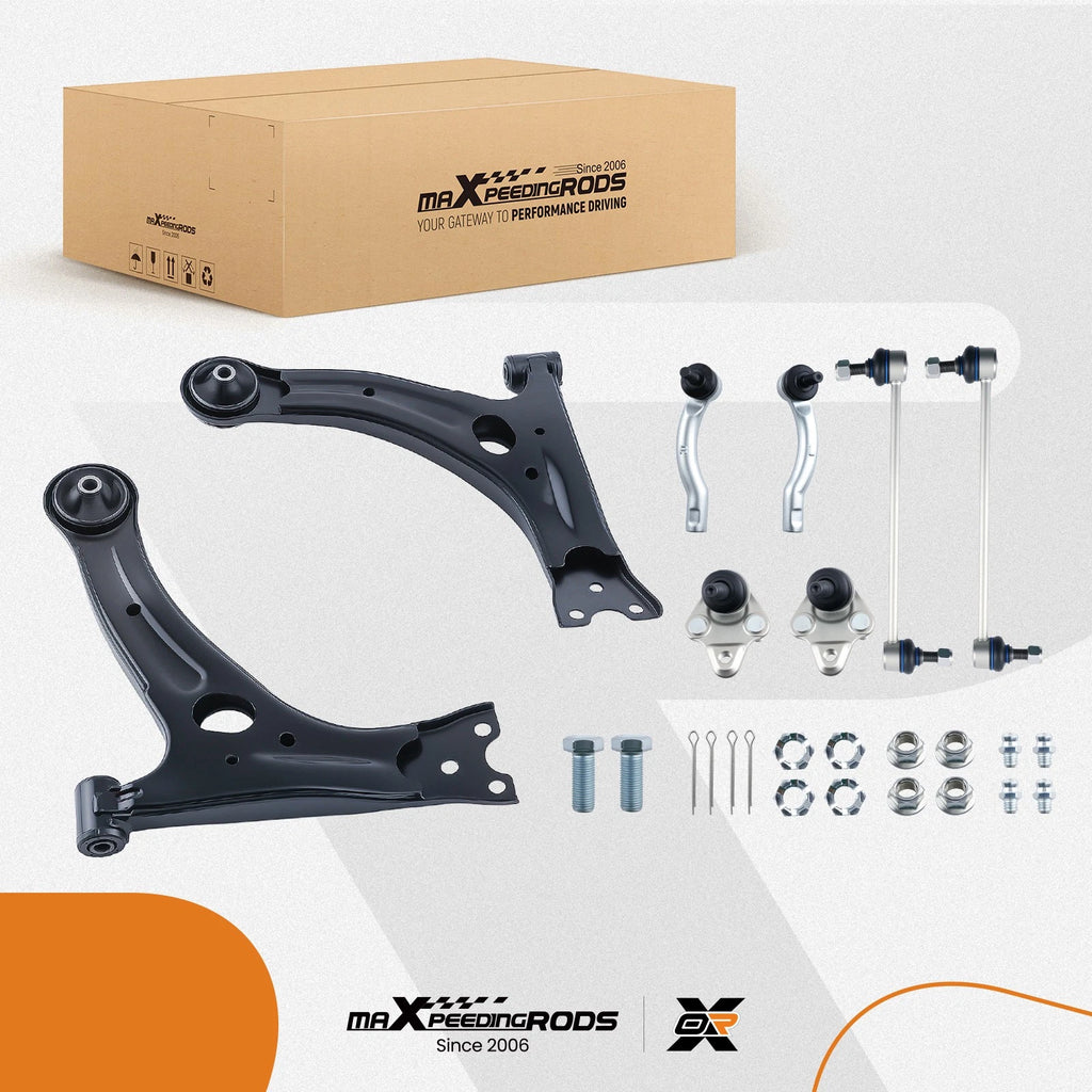 Set of 8 Front Lower Control Arm Ball Joints for Toyota Corolla (2003–2008)