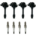 4X Ignition Coil & Spark Plug for Honda Civic (2016–2020) Accord (2015–2020) UF749