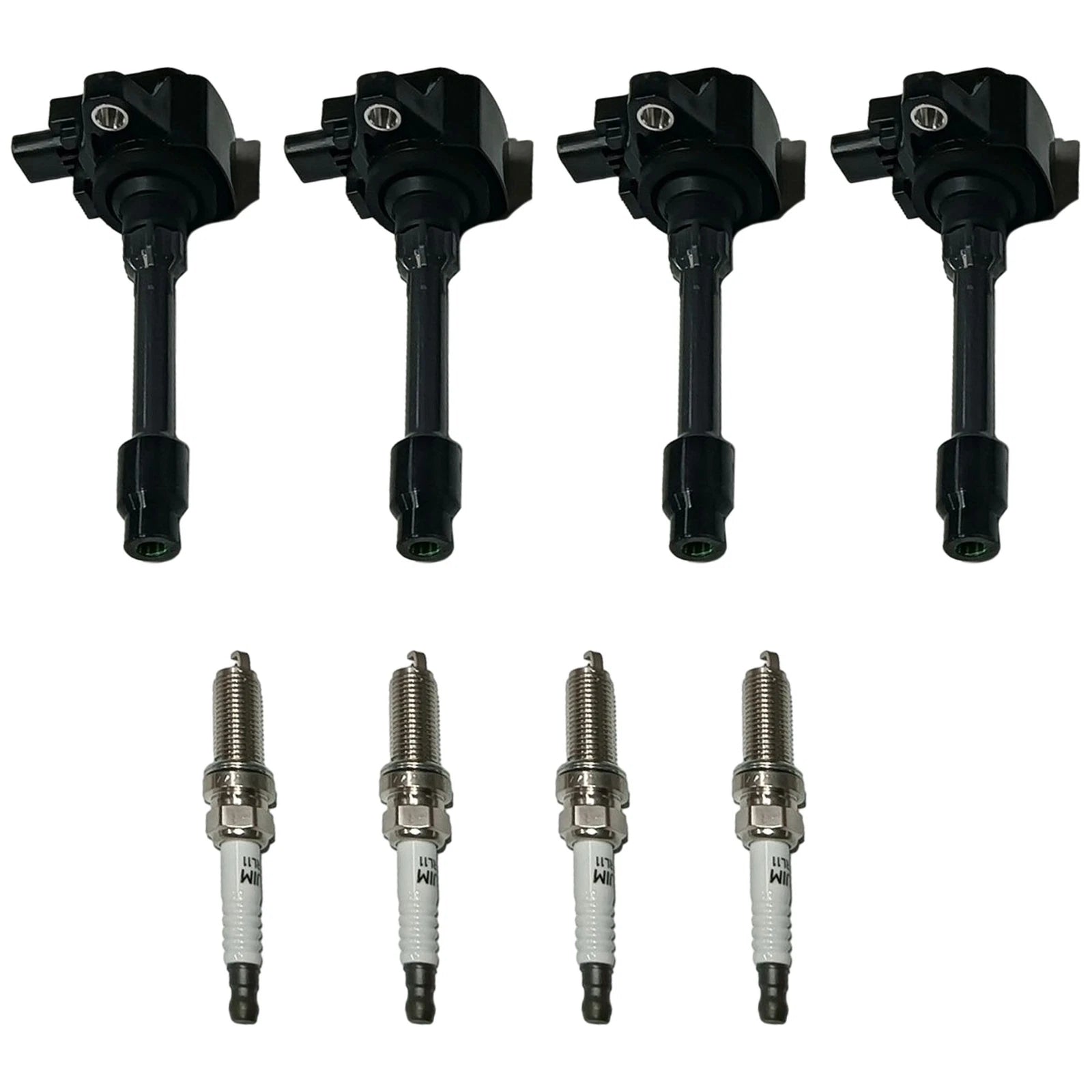 4X Ignition Coil & Spark Plug for Honda Civic (2016–2020) Accord (2015–2020) UF749
