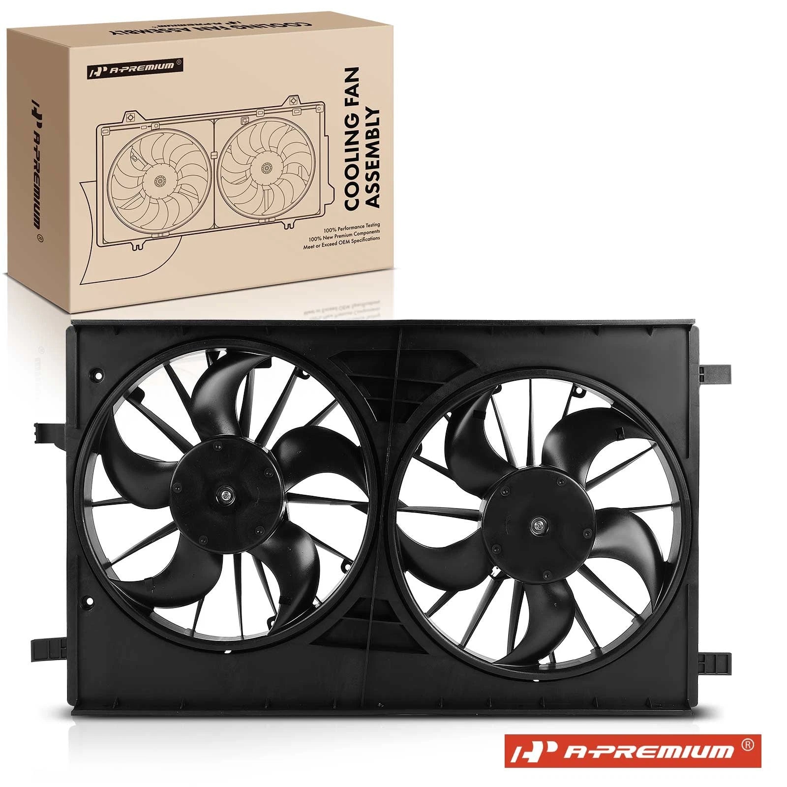 Dual Cooling Fan Assembly for Jeep Compass (2007–2017)