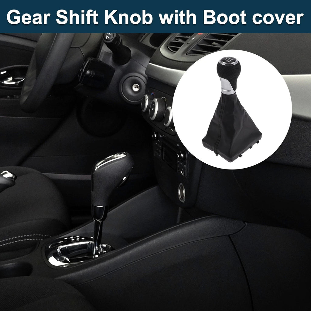 6 Speed Gear Shifter Knob w/ Cover No. 4F0863278 for Audi A6 (2005–2011)