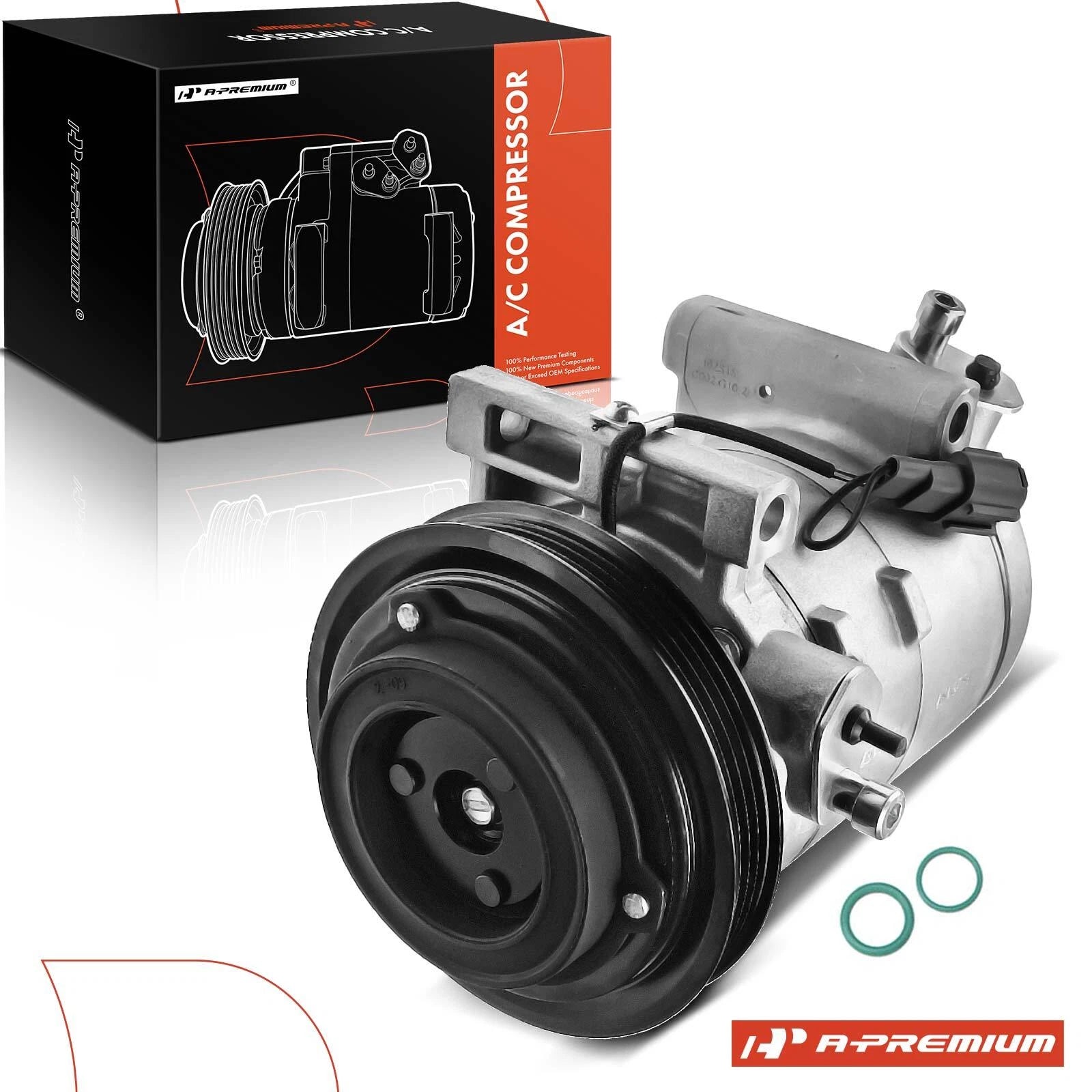 A/C Compressor with Clutch for Subaru Forester (1998–2000) Impreza (1993–2001)