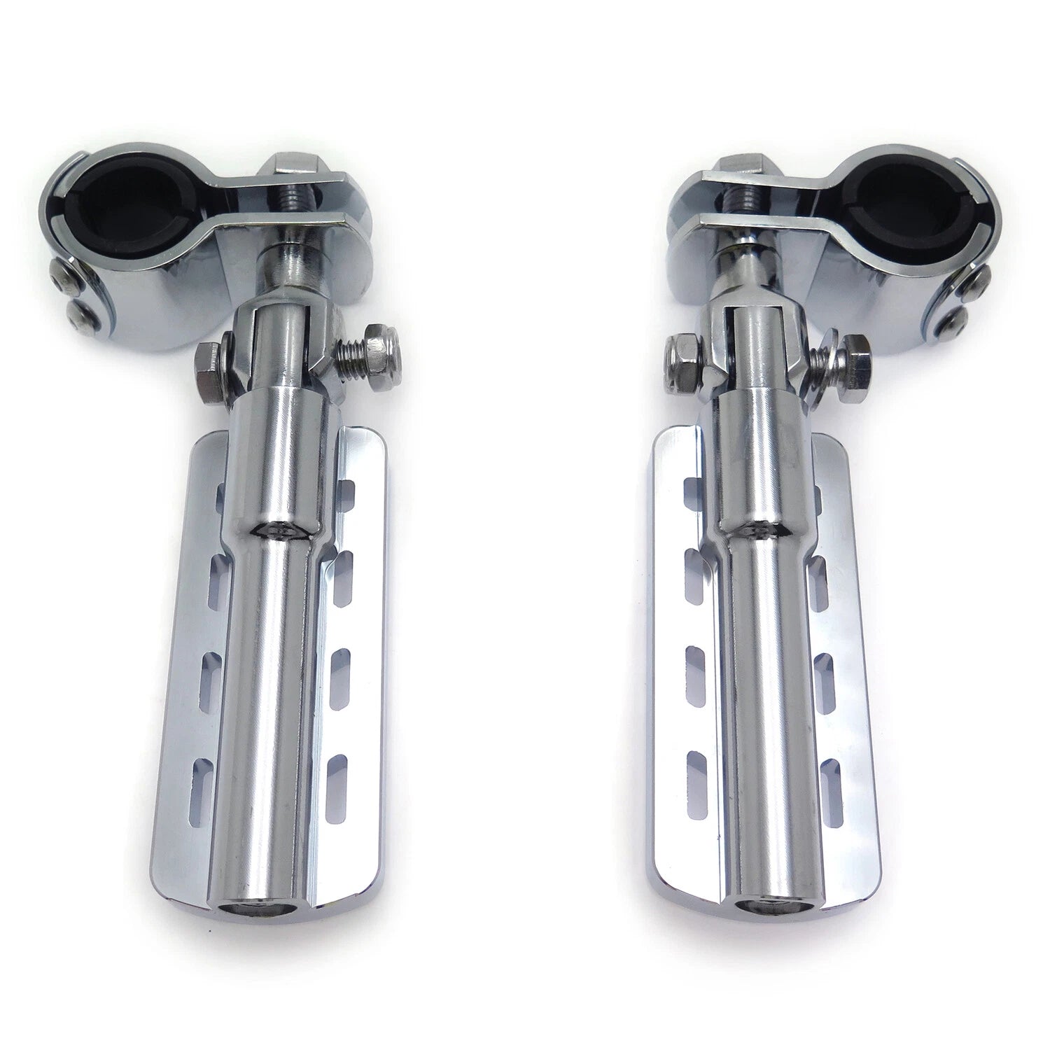 CNC Footpeg Rest Kit Chrome for Suzuki Boulevard M90 S50 M50Z (2006–2023)