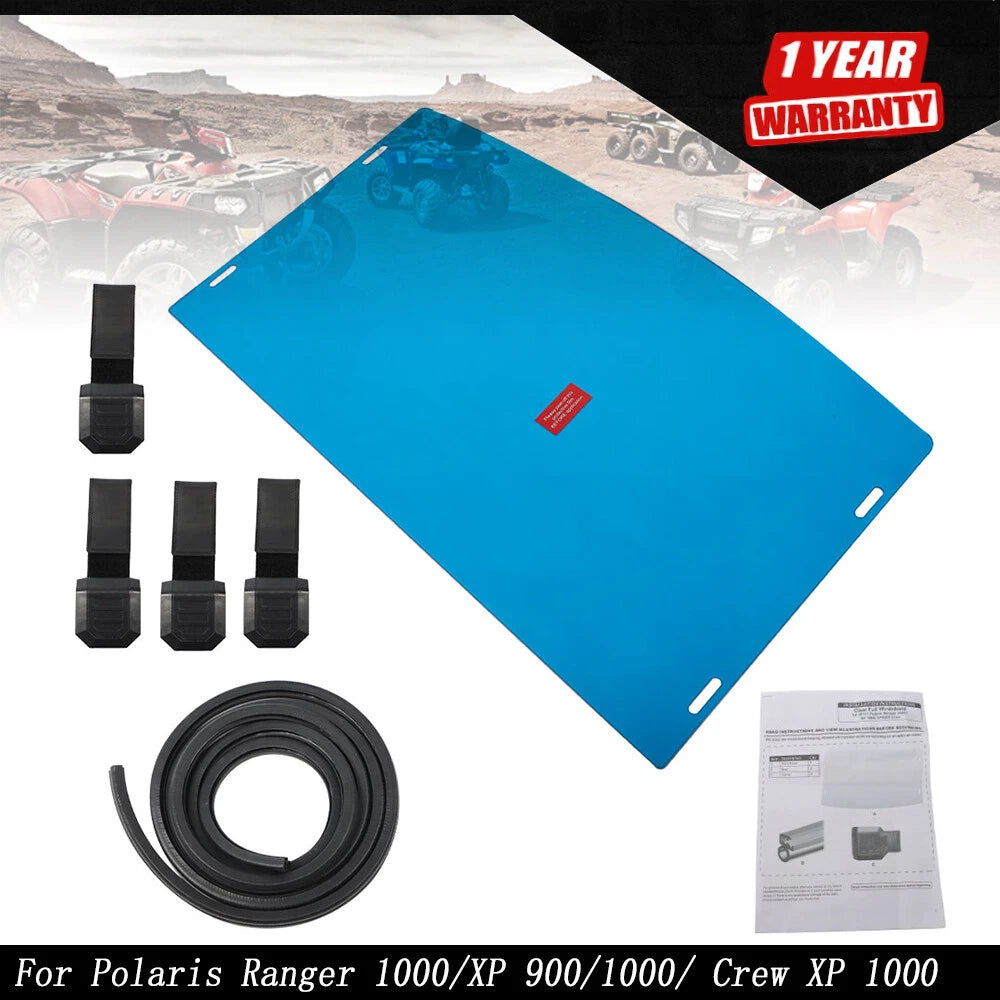 Front Windshield for Polaris Ranger 1000/XP 900/1000/Crew XP 1000 (2014â2023)