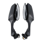 LED Turn Signal Rear-View Mirrors for Kawasaki Ninja ZX10R (2016–2025)
