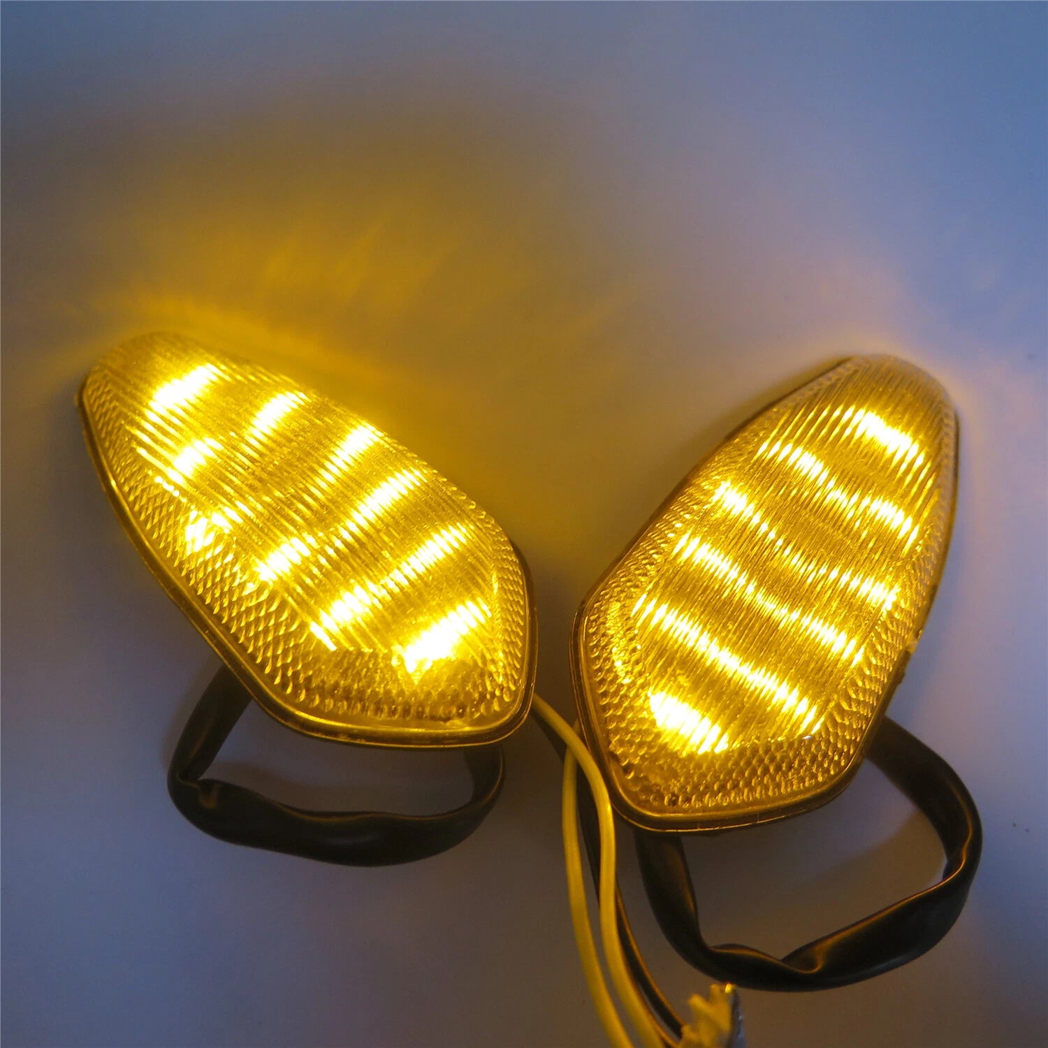 LED Turn Signal Indicator Mirror Block Base Plate for Yamaha YZF R6 (2003–2006)