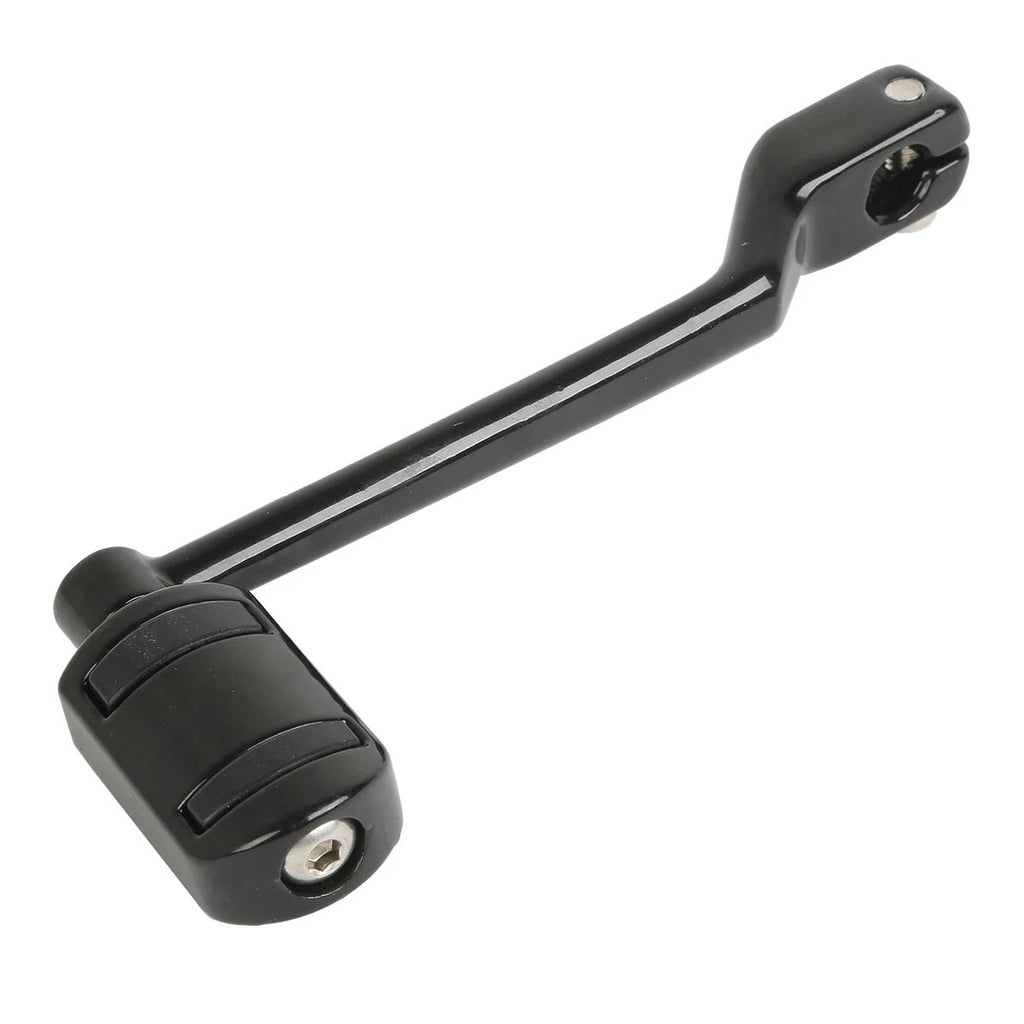Black Rear Heel Shift Lever with Shifter Pegs for Harley Touring Softail