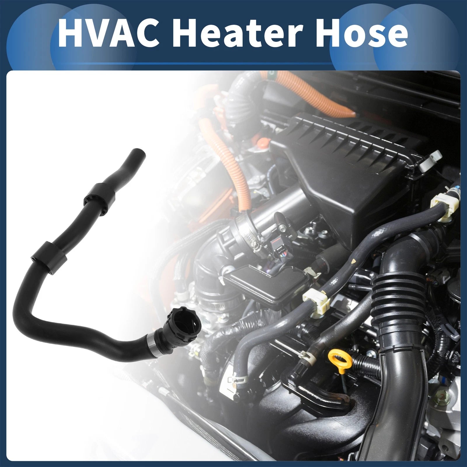HVAC Heater Hose for BMW X3 E83 3.0L L6 (2007–2010) No. 64213416609 Rubber