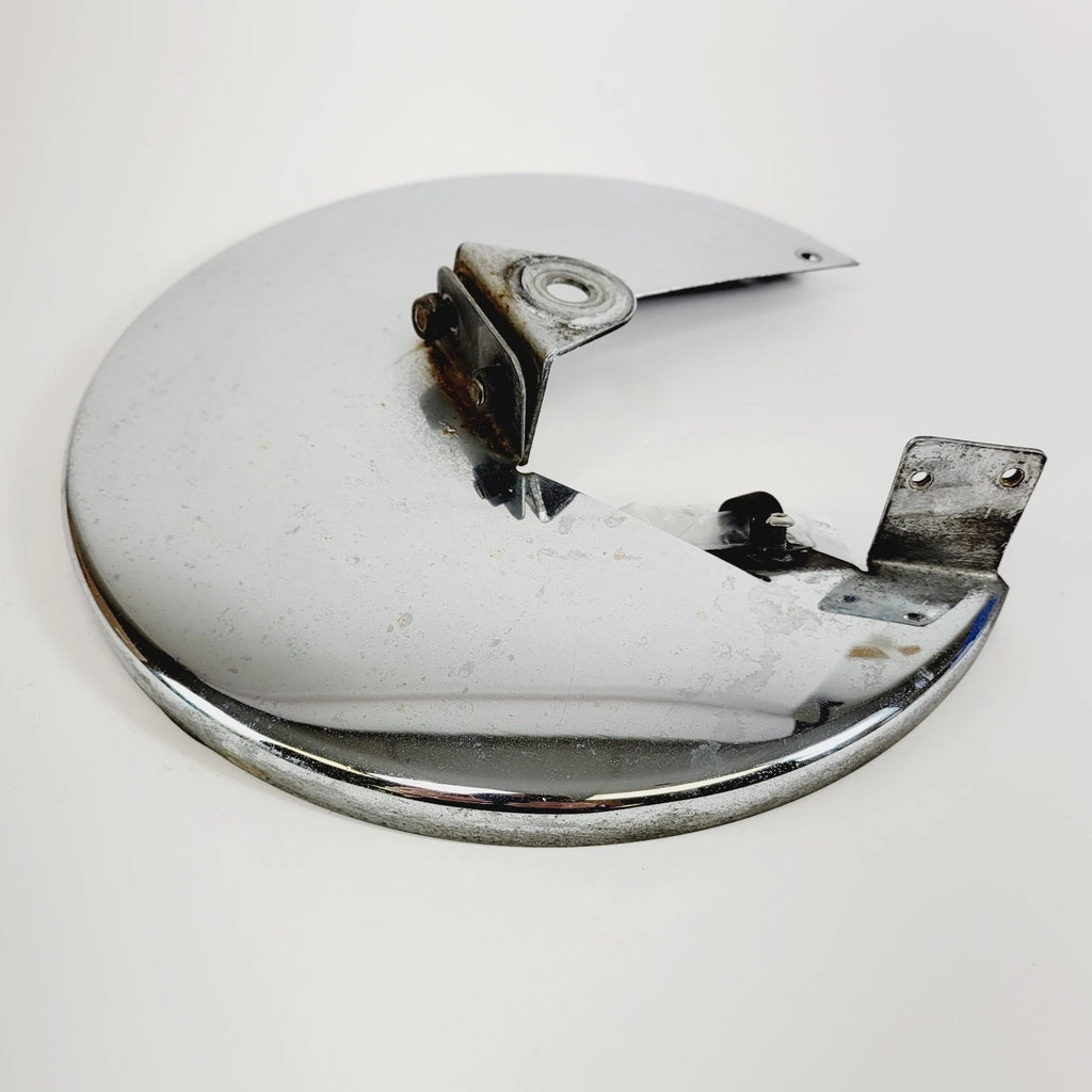 Chrome Front Left Wheel Rotor Cover Guard for Harley-Davidson FLHR (1994–1999)
