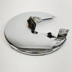 Chrome Front Left Wheel Rotor Cover Guard for Harley-Davidson FLHR (1994–1999)