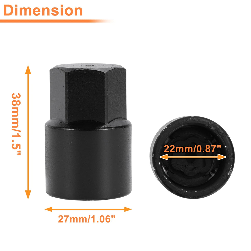 Wheel Lock Lug Nut Key Socket Removal Tool for Toyota Lexus