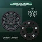 2X 1" Hub Centric Wheel Spacers 5x108 12x1.5 for Ford Thunderbird Escape (2000–2005)