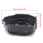 Black CNC Left Engine Magneto Cover w/ Gasket for Suzuki GSX-S1000 (2017–2024)