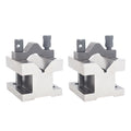 V Block & Clamp Set for Machinist Tool (2-3/8'' x 2-3/8'' x 2'')