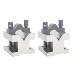 V Block & Clamp Set for Machinist Tool (2-3/8'' x 2-3/8'' x 2'')