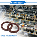 Set of 2 Oil Seal Rotary Shaft Seal FKM Rubber 68x90x10mm 683867304988