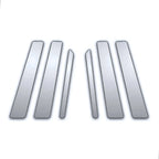 6Pc Chrome Pillar Post Covers for Mercedes S 550 (2007–2013)
