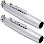 2X Removable Exhaust Pipe Silencers for Universal Motorcycle