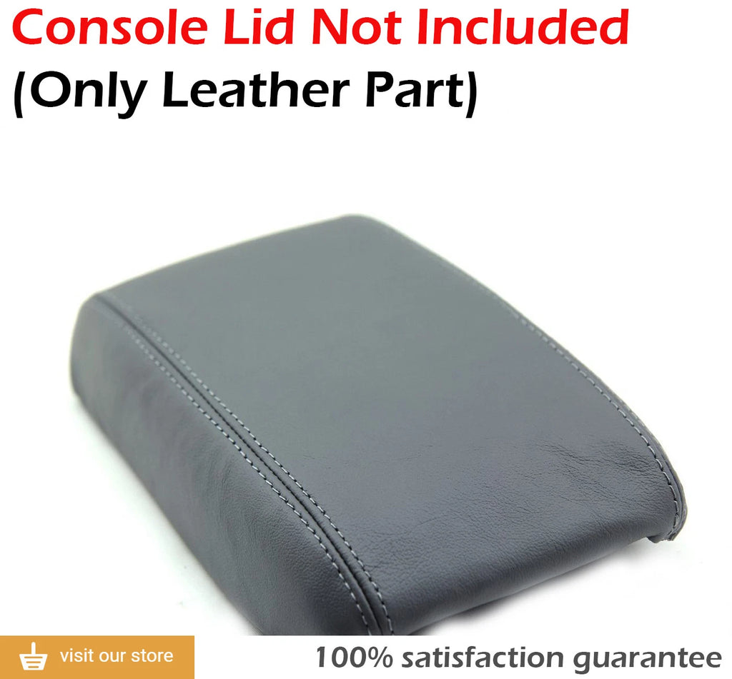 Center Console Lid Armrest Cover for Toyota Camry (1997–2001) Gray PVC Leather