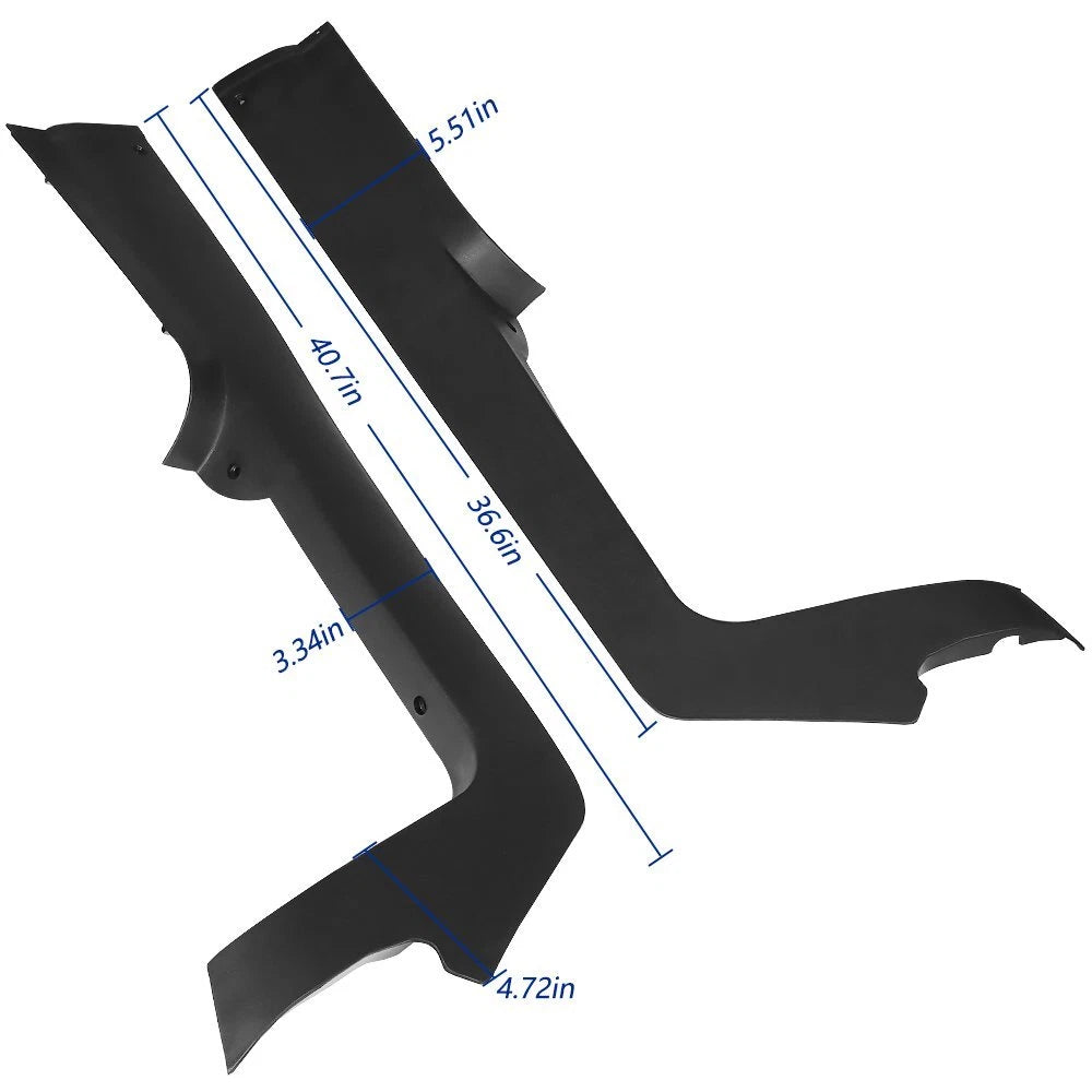 Set of 2 Floormat Retainer Side Panels for Club Car Precedent (2004–Present)