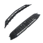 Set of 2 Front Upper Lower Grille Replacements for Chevrolet Malibu (2016-2018)