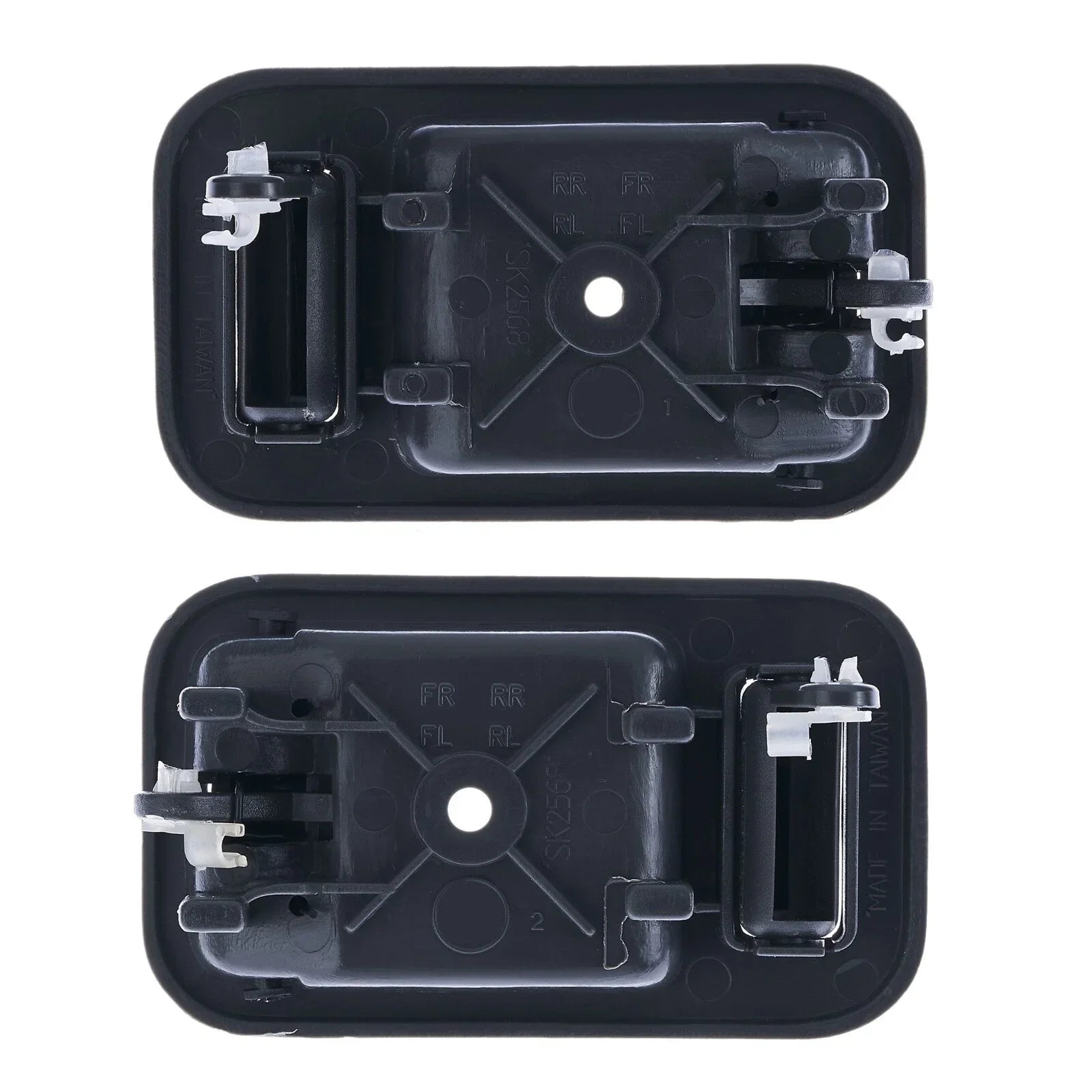 2x Rear Right & Left Inner Door Handle Gray for Suzuki Swift (1989–1991)
