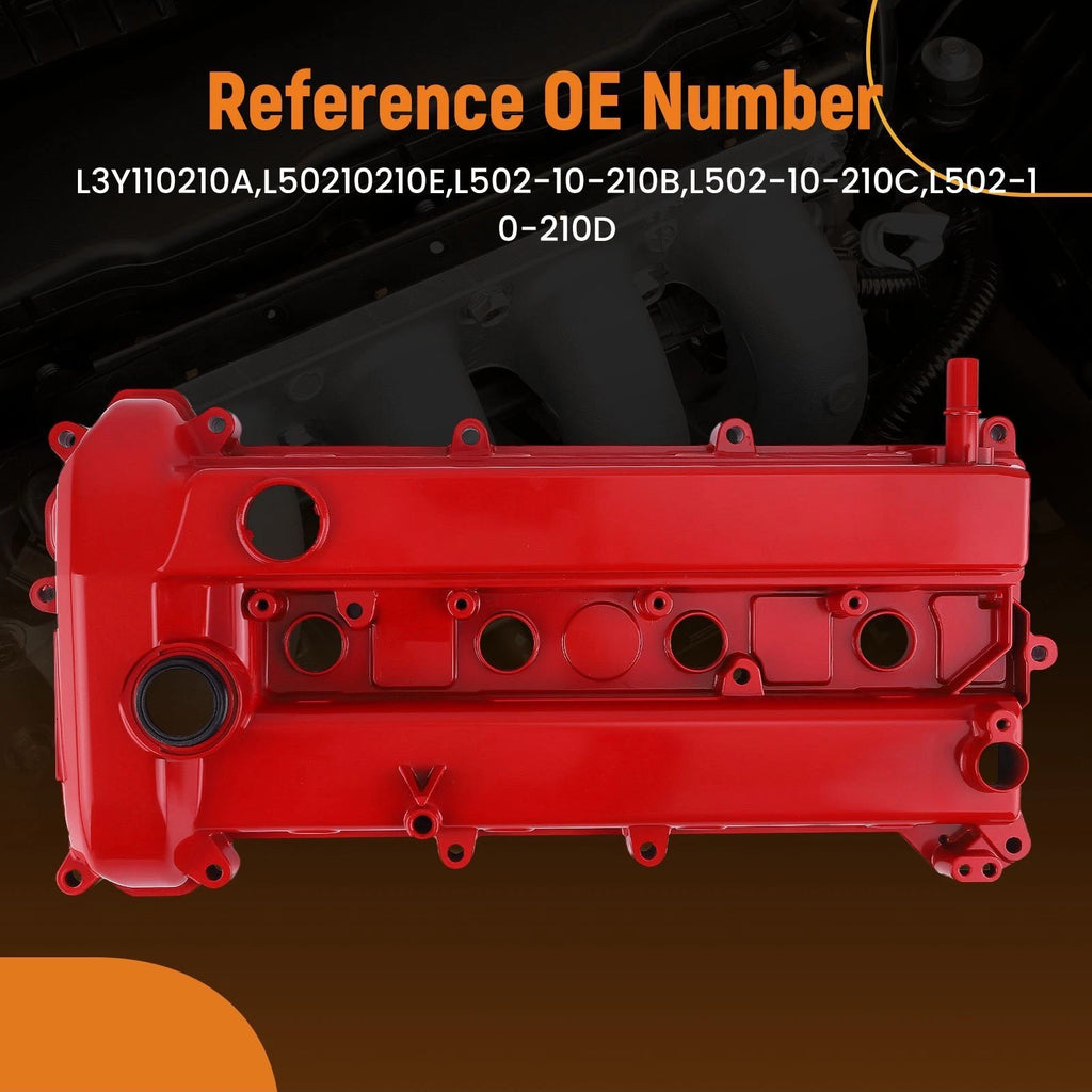 Aluminum Valve Cover for Mazda 3 5 6 2.0L 2.3L 2.5L (2009–2015) L502-10-210D