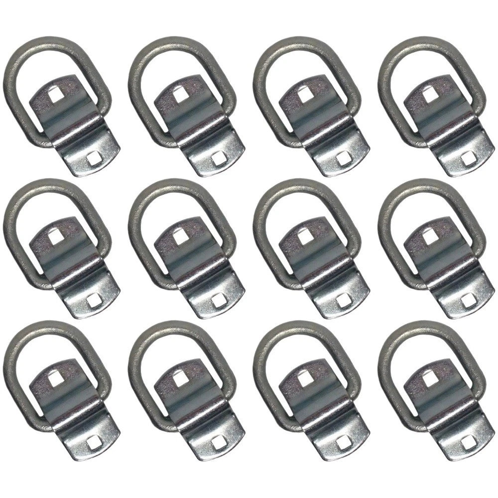 12X 1/2" Bolt-on D-Ring & Clip Replaces DR050-SC Universal