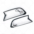 2X White LED Headlight Covers for Ford Ranger Wildtrak (2015–2020)