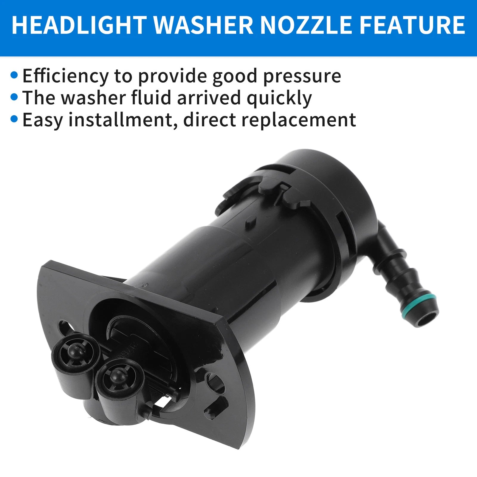 Front Driver Side Headlight Washer Nozzle for Audi A6 (2004–2011) No. 4F0955101