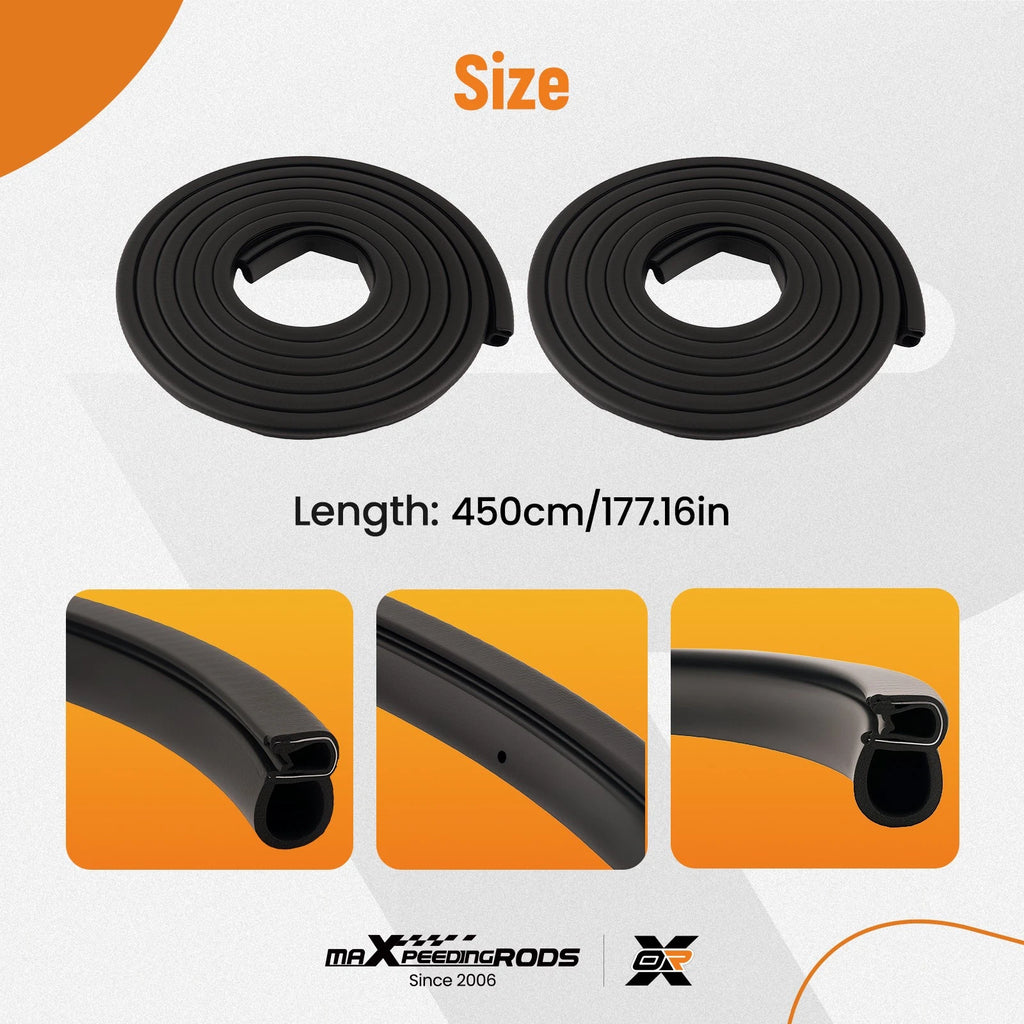 Door Window Sweep for Chevrolet C1500/K1500 Extended (1988-1999)