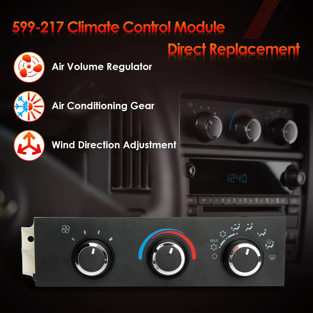 HVAC Climate Control Module for Chevrolet Express GMC Savana (1996-2020)