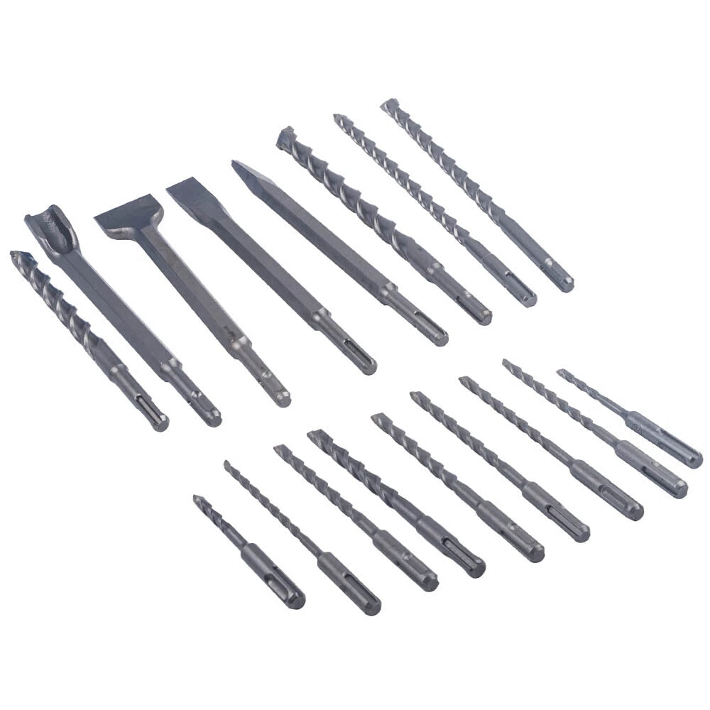17 PCS SDS Plus Drill Bit Set for Makita Rotary Hammer (YYYY–YYYY)