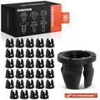 30Pcs 10mm Nylon Grille & Side Marker Light Grommet Clips for Nissan 