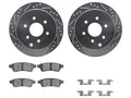 Rear Brake Pad and Rotor Kit for Suzuki Equator (2009–2012) BJ537KG