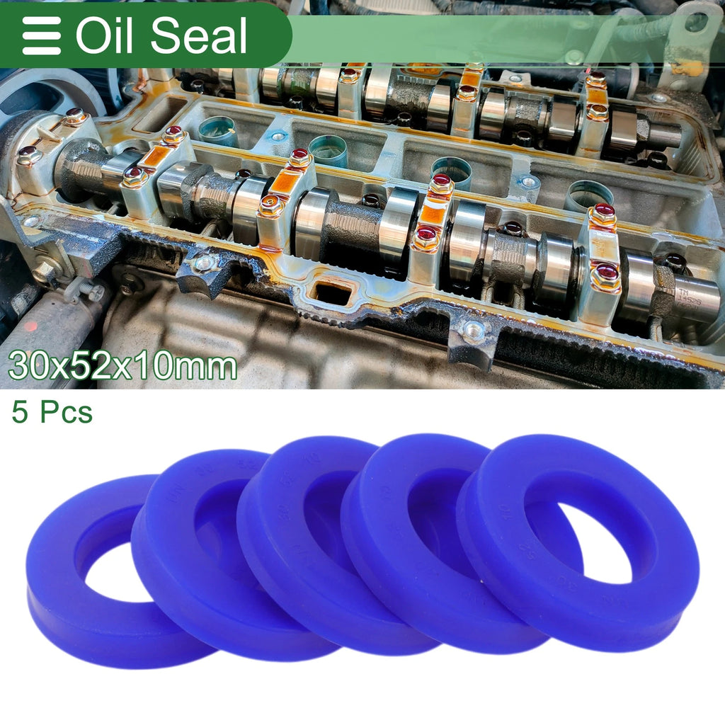 Set of 5 Oil Seal Rotary Shaft Seal 30x52x10mm for Various Models