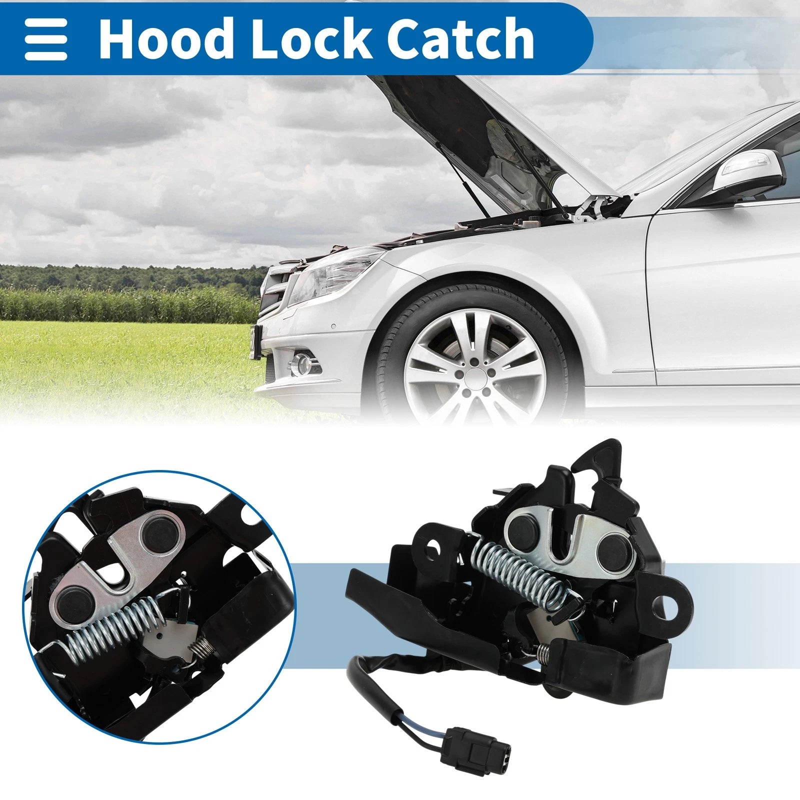 Hood Latch Assembly for Toyota Sienna (2011–2020) No. 5351008030/TO1234178